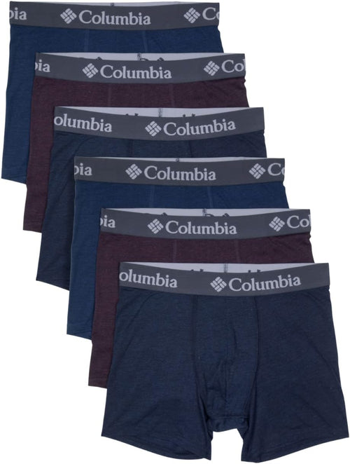 Columbia Krótkie bokserki Mężczyźni 6 Pack Performance Boxer Brief (6 w zestawie)