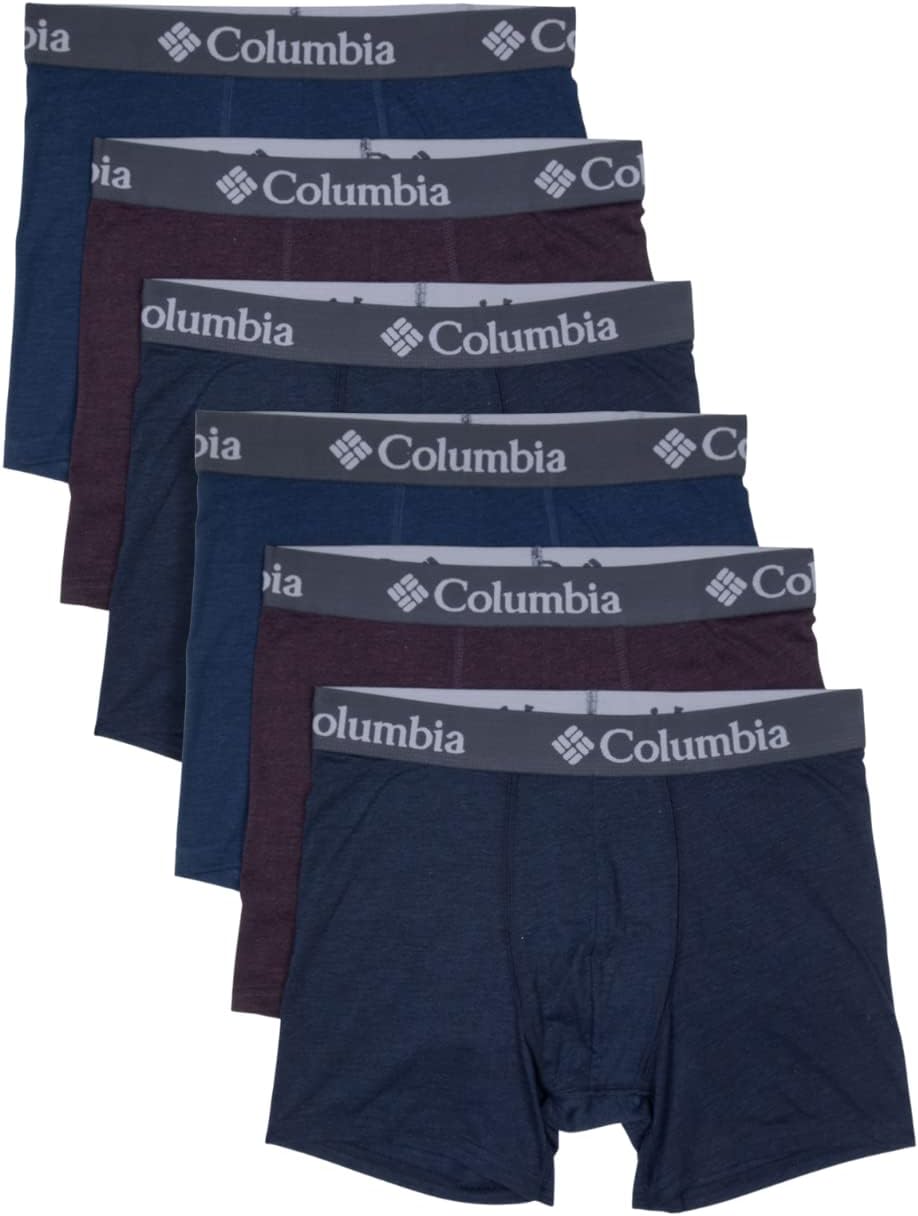 Columbia Krótkie bokserki Mężczyźni 6 Pack Performance Boxer Brief (6 w zestawie)