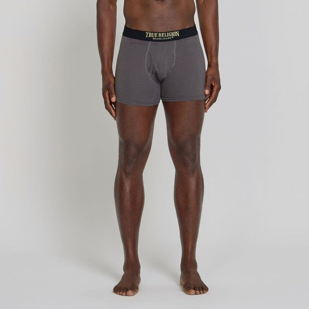 True Religion Mens Boxer Briefs Cotton Stretch Underwear for Men Pack of 4