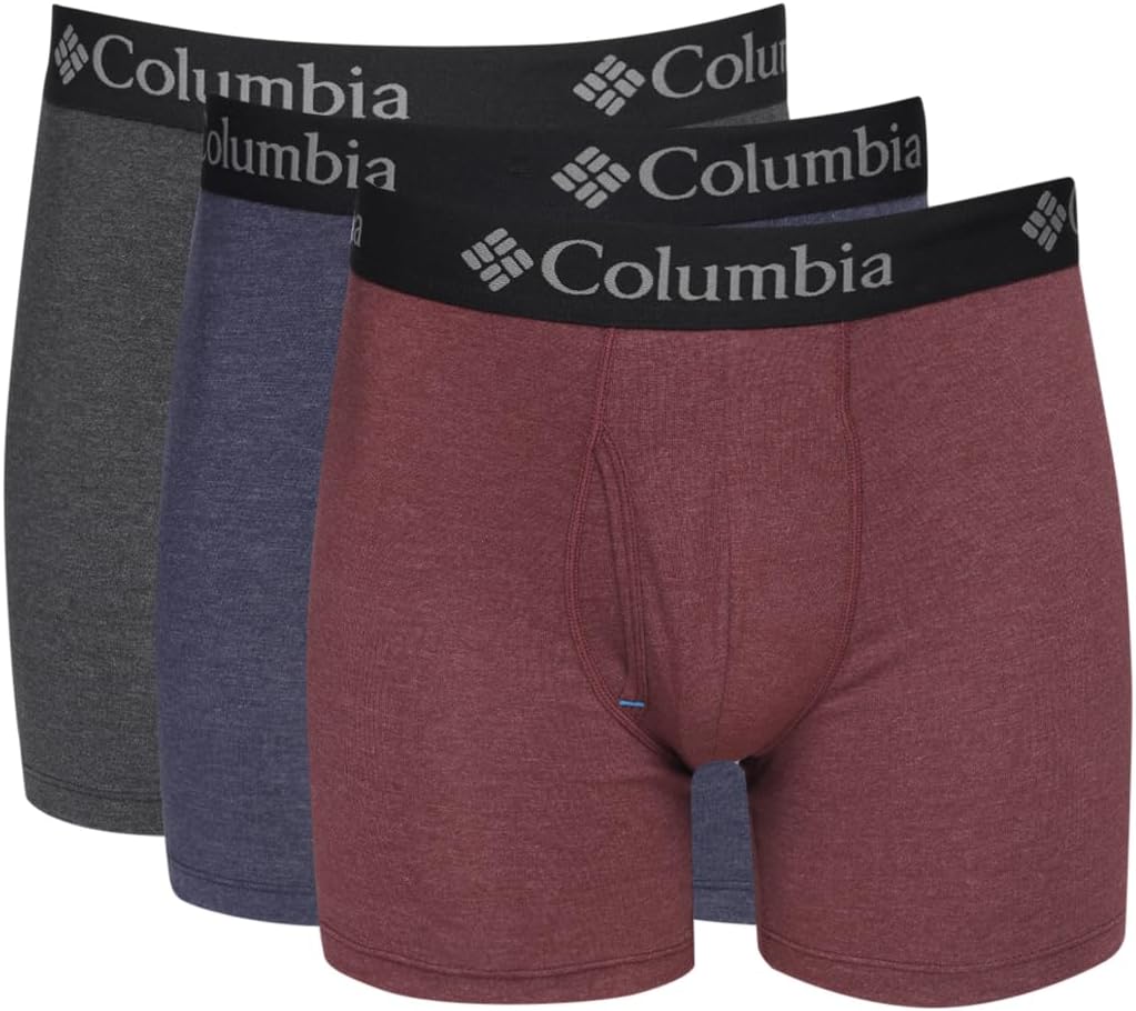Columbia Męskie bokserki Performance Cotton Stretch - 3-pak bokserek (3 sztuki)