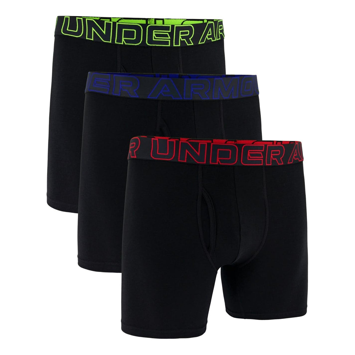 Under Armour Krótkie bokserki Mężczyźni Męskie bokserki bawełniane 15 cm, 3-pak