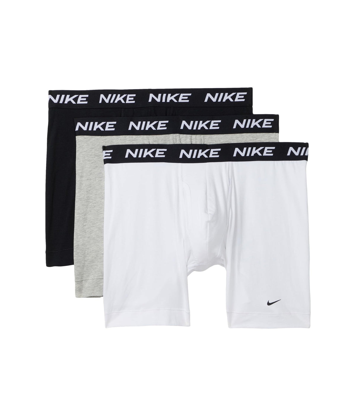 Nike Herren-Boxershorts aus Baumwolle, Stretch, mit Eingriff (3er-Pack)