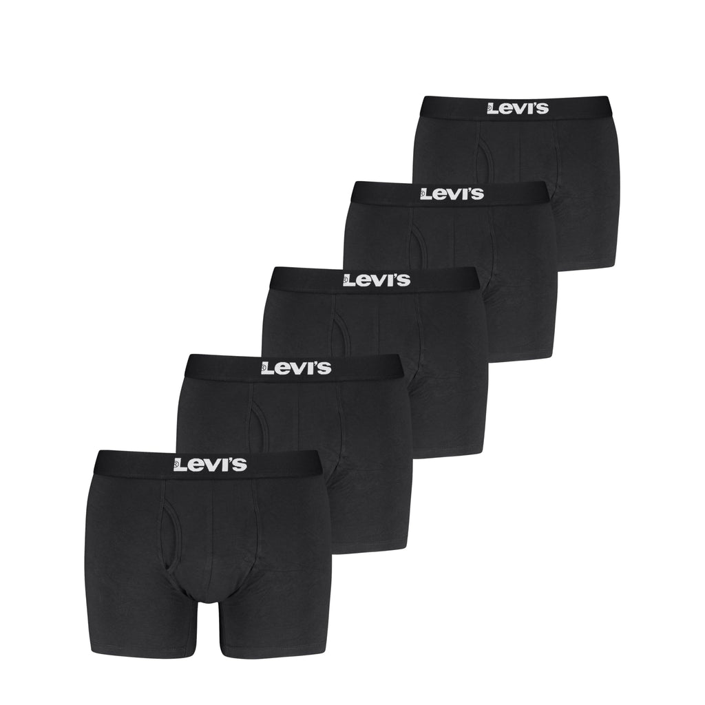 Levi's Men's 5-pack Boxer Brief, Soft Cotton, Tag-free, Breathable Comfort