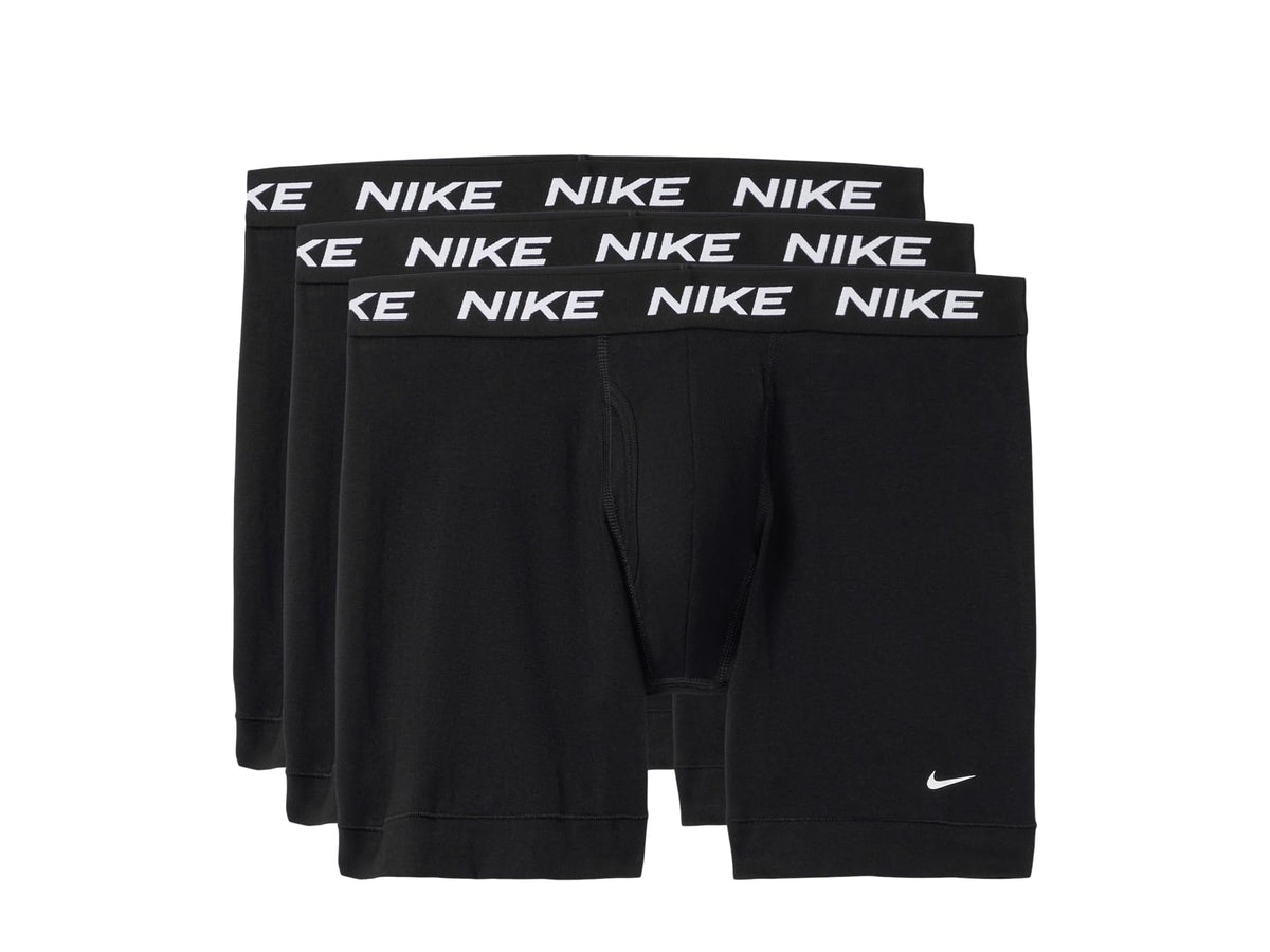Nike Herren-Boxershorts aus Baumwolle, Stretch, mit Eingriff (3er-Pack)