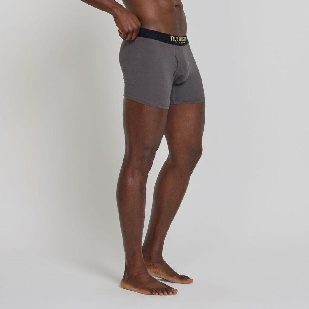 True Religion Mens Boxer Briefs Cotton Stretch Underwear for Men Pack of 4