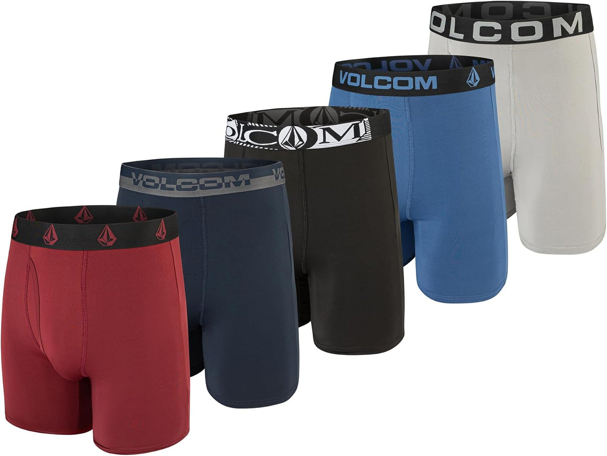 Volcom Męskie bokserki sportowe z poliestru i elastanu