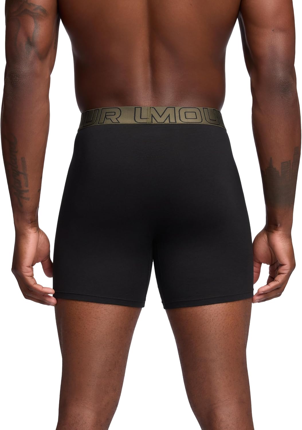 Under Armour Krótkie bokserki Mężczyźni Męskie bokserki bawełniane 15 cm, 3-pak