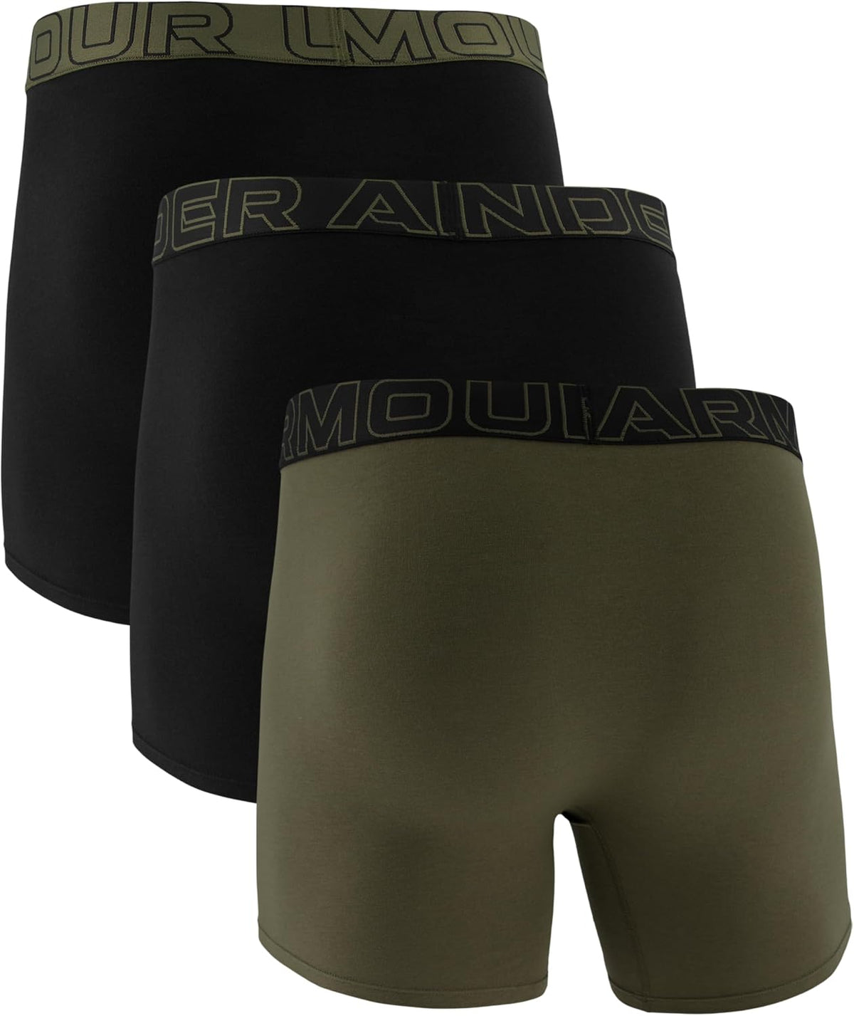 Under Armour Krótkie bokserki Mężczyźni Męskie bokserki bawełniane 15 cm, 3-pak