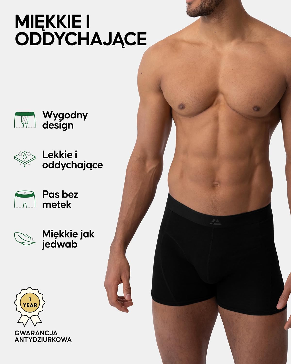 DANISH ENDURANCE Bambusowe Bokserki