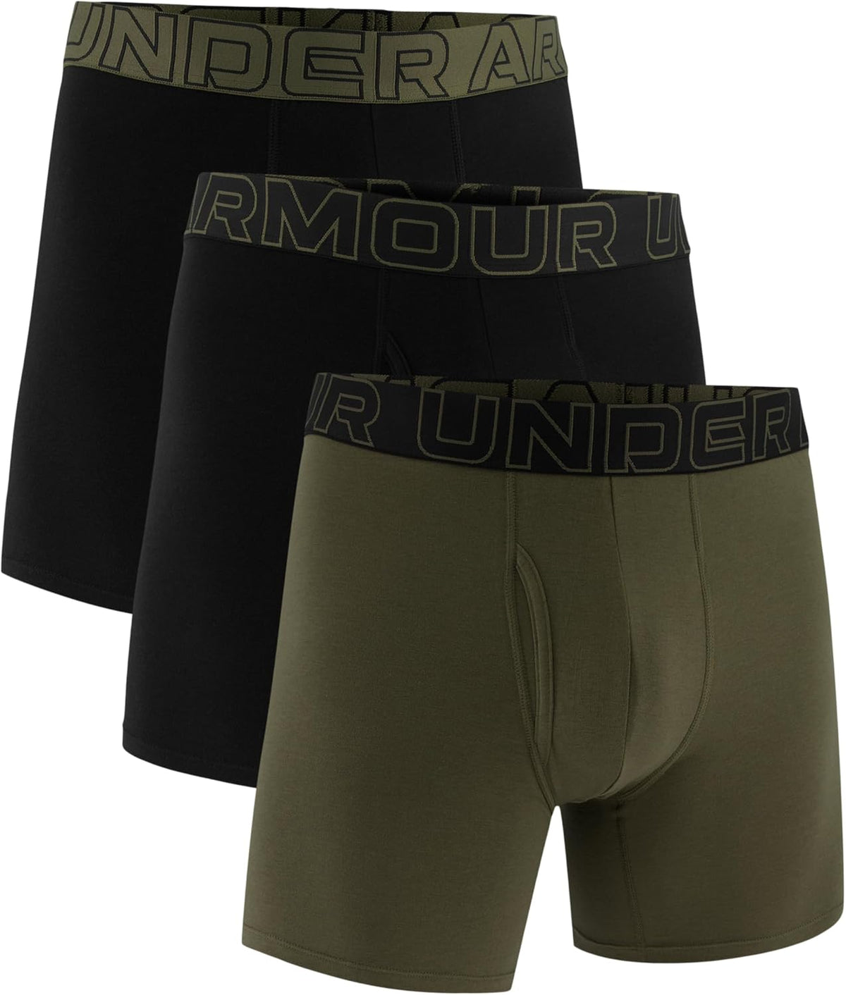 Under Armour Krótkie bokserki Mężczyźni Męskie bokserki bawełniane 15 cm, 3-pak