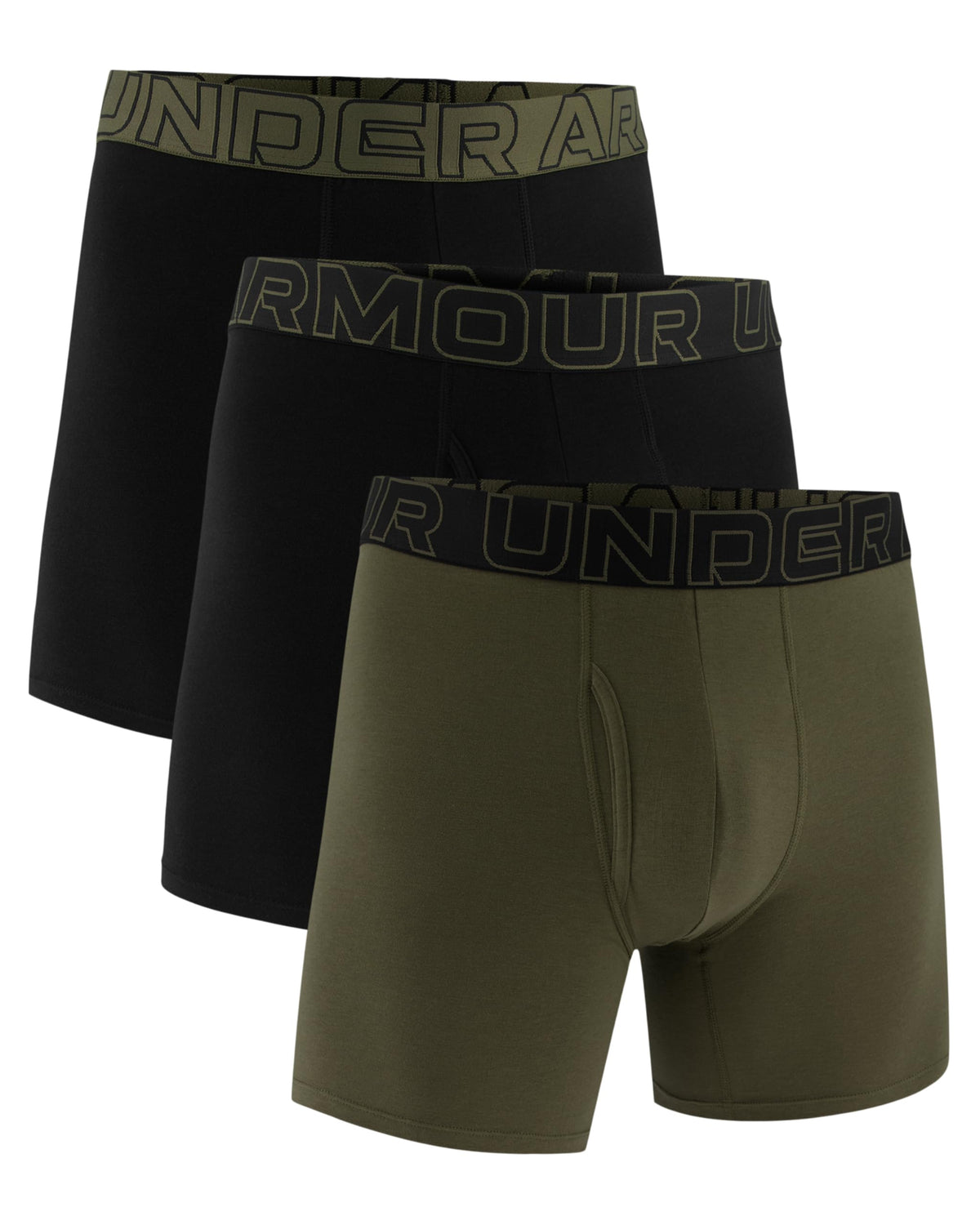 Under Armour Krótkie bokserki Mężczyźni Męskie bokserki bawełniane 15 cm, 3-pak