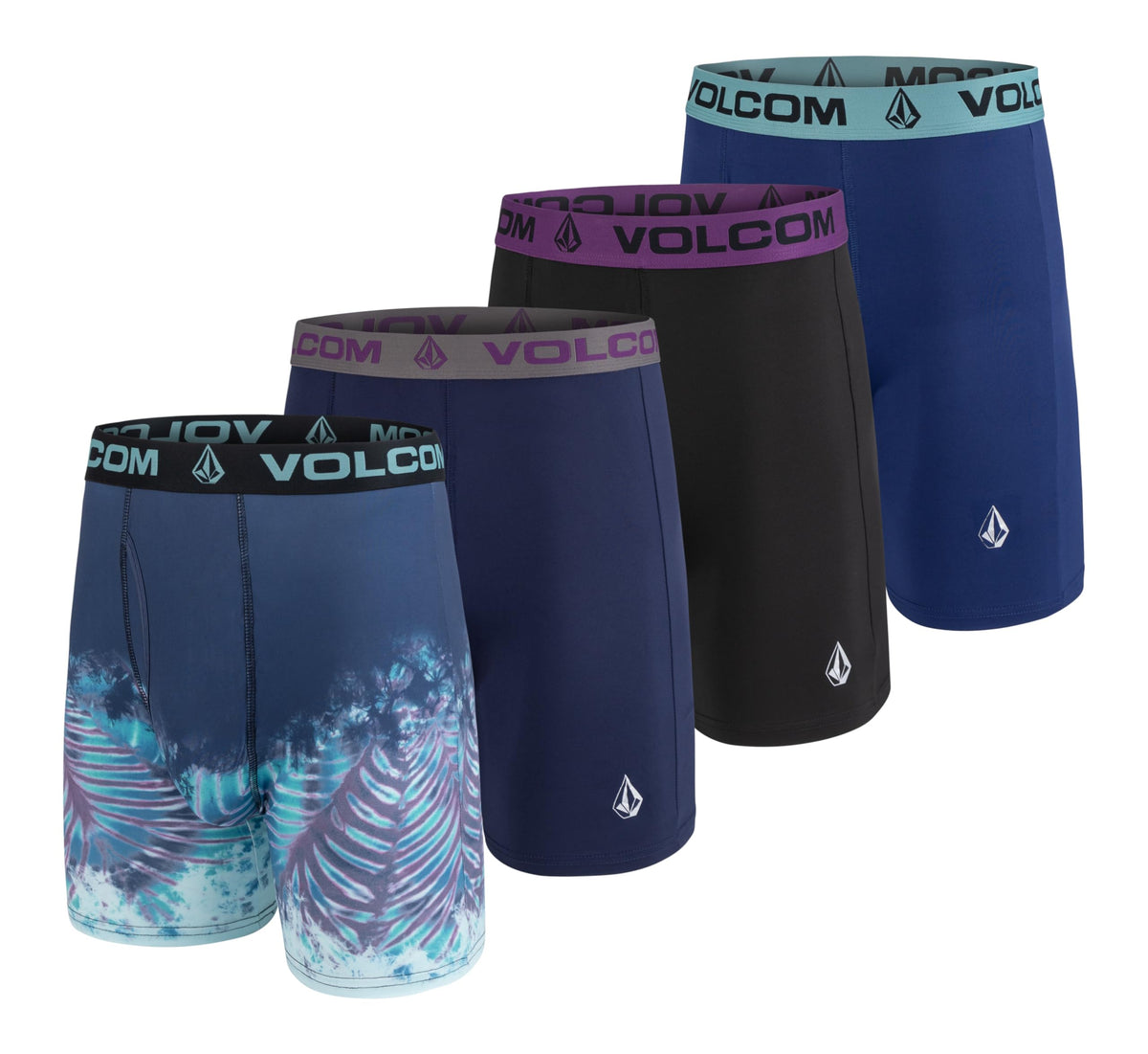 Volcom Męskie bokserki sportowe z poliestru i elastanu