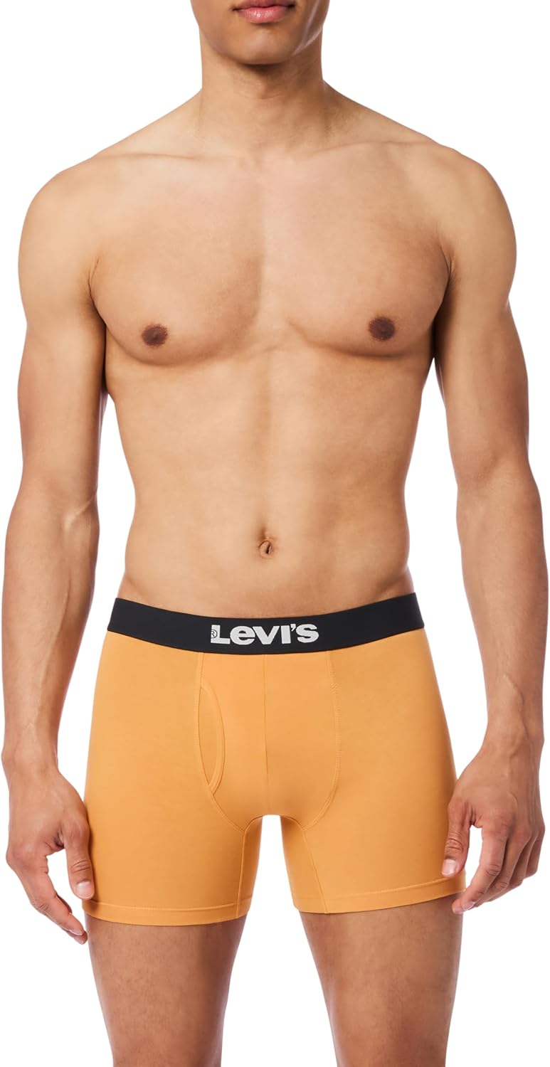 Levi's Men's 5-pack Boxer Brief, Soft Cotton, Tag-free, Breathable Comfort