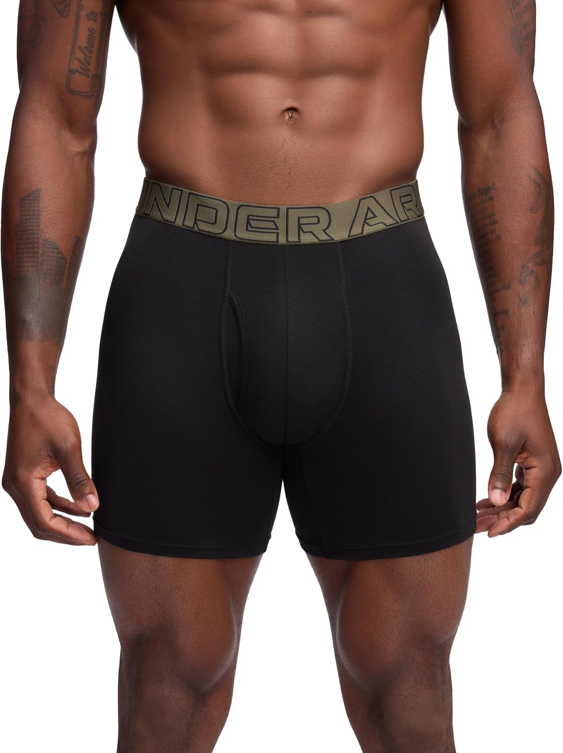 Under Armour Krótkie bokserki Mężczyźni Męskie bokserki bawełniane 15 cm, 3-pak