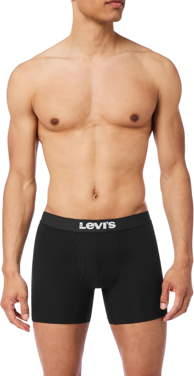 Levi's Men's 5-pack Boxer Brief, Soft Cotton, Tag-free, Breathable Comfort