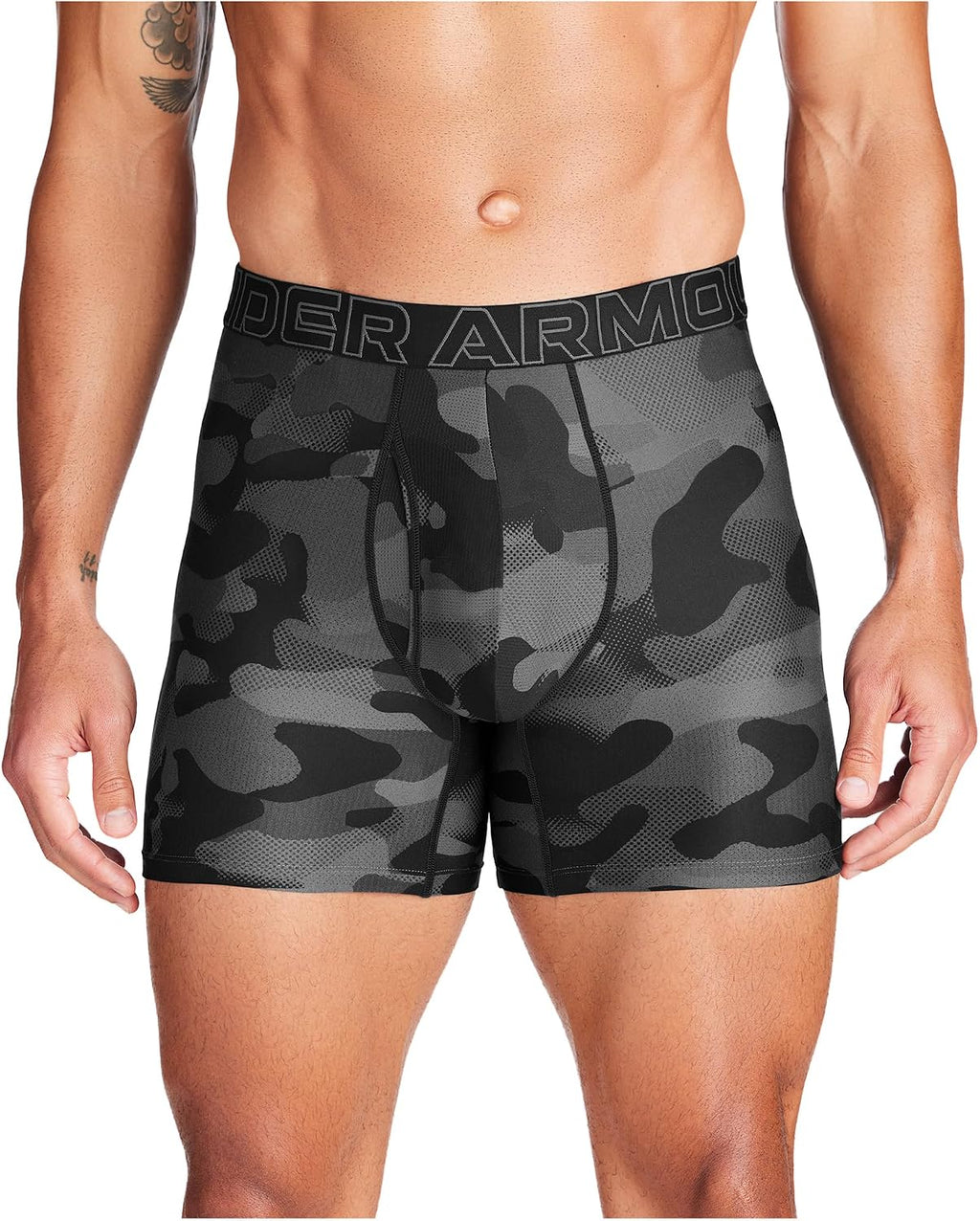 Under Armour Bielizna męska 15 cm Performance Tech Boxerjock - 3-pak, Czarny/szary/moro, L