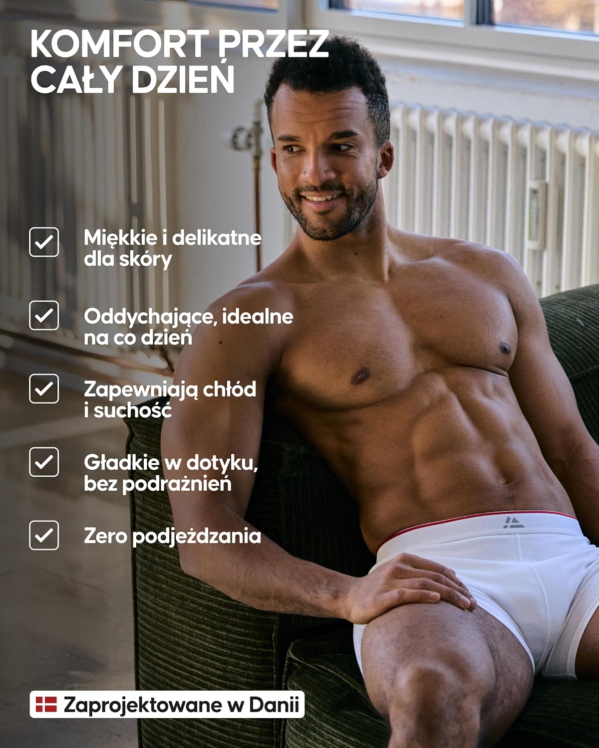 DANISH ENDURANCE Bambusowe Bokserki