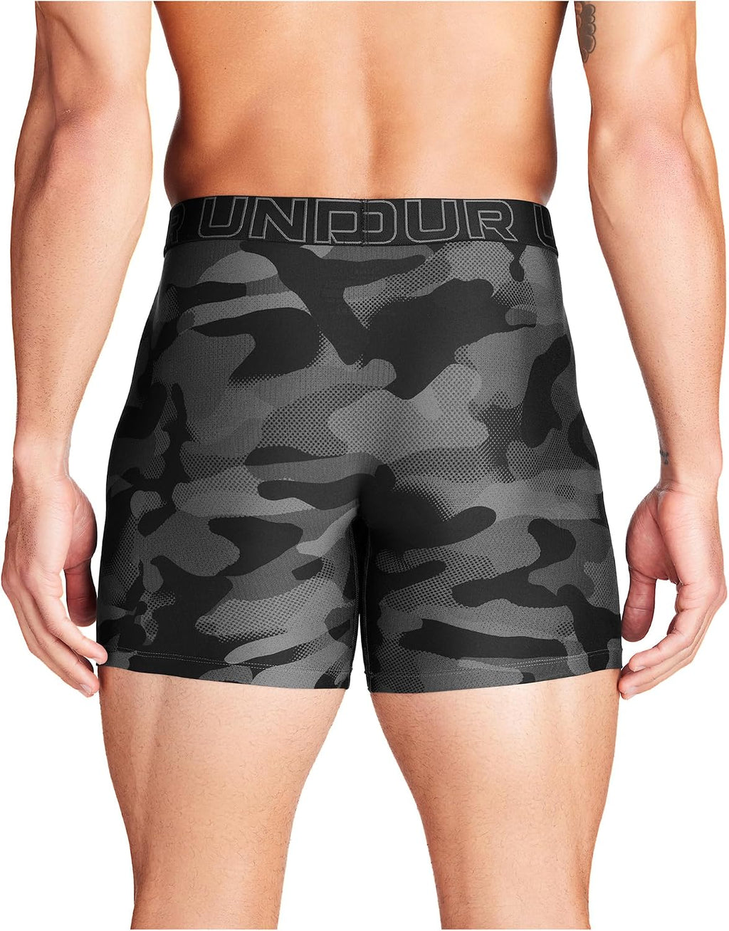 Under Armour Bielizna męska 15 cm Performance Tech Boxerjock - 3-pak, Czarny/szary/moro, L