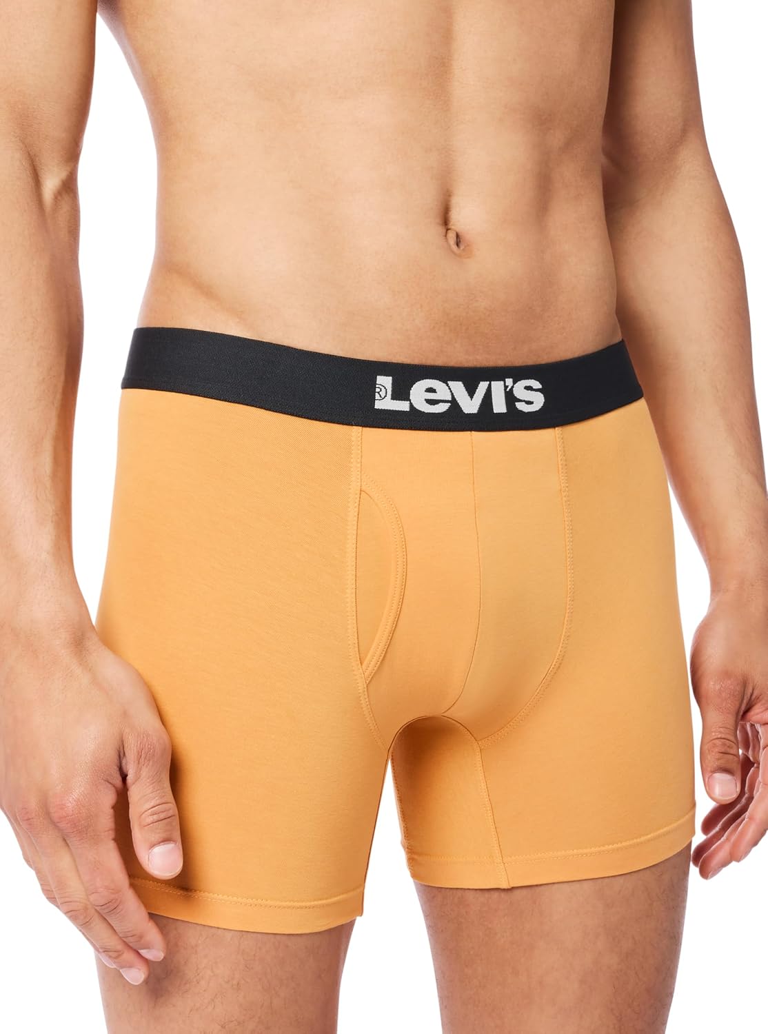 Levi's Men's 5-pack Boxer Brief, Soft Cotton, Tag-free, Breathable Comfort